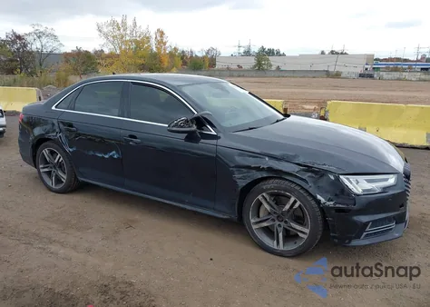 2017 Audi A4 2.0T Premium from USA, damaged, VIN WAUENAF42HN028241